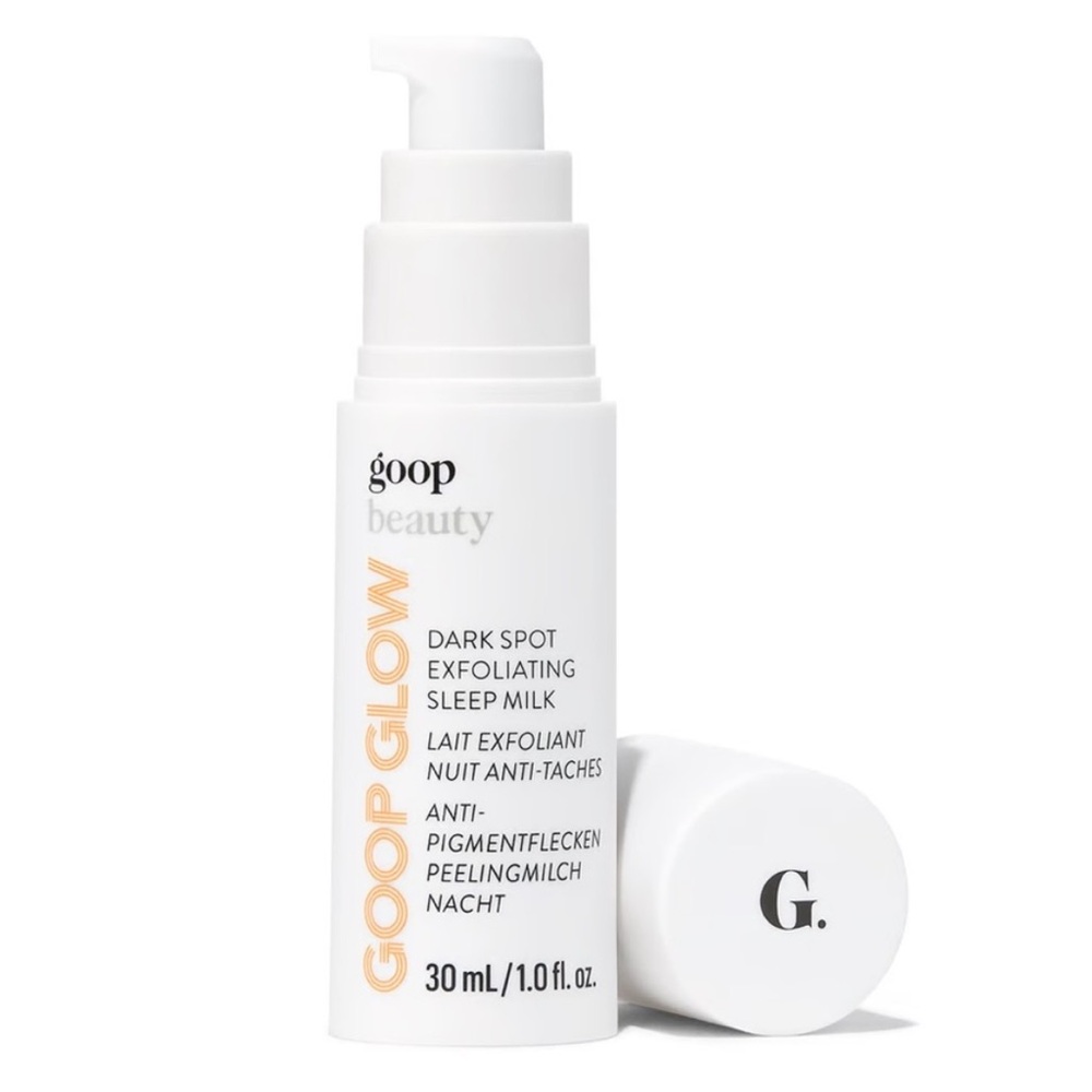 Goop Beauty Sleep Milk Serum Glycolic Acid Hyaluronic Serum Dark Spot Corrector